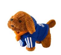 Générique Children Interactive Walking Dog Toy, Electronic Tail Wagging Robot Puppy, 11,81 x 9,84 pollici Realistic Plush & Animatronic Pet, Mobile Canine Plaything for Boys, Girls, and Kids