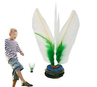 Générique Chinese Jianzi - Foot Kick Shuttle, Handwheel Ball, Active Skill Trainer | Aerodynamic Plume Stability Structure, Resilient Core Response for Exercise Practice Yards Parks Family Play