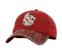 Générique Christmas Baseball Hat - Curved Brim Festive Baseball Cap | Casual Face Framing Headgear, Versatile Holiday Hat For Child Adult Friends Men Women Party Travel