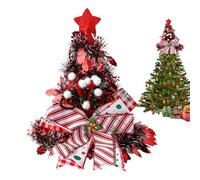Générique Christmas Bow Hat - Multi Functional Decorations with Bow Santa Hat Headband for Holiday Fun | Soft Lightweight Festive Accessory for Bedroom Desk Home, 34 x 38 cm
