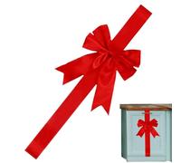 Générique Christmas Bow - Raso, 78.74x3.94in Festival Bow Reusable and Elegant | Versatile Holiday Decoration, Wreath Tree Bows for Doors, Walls, Recinzioni, Trees and Tabletop Displays