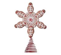 Générique Christmas Decorations for Tree - Decorative Festive Gingerbread Man Wood Topper Tree Decor | Holiday Atmosphere Props for Fireplaces Bookshelves Indoor Porch Backyard Garden Outdoor