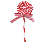 Générique Christmas Felt Lollipop Ornaments - Handmade Candy Cane Decorations | Soft Artisan Decorations for Christmas Trees, Homes & Holiday Parties