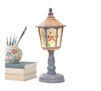 Générique Christmas Glowing Ball - LED Snow Globe Lantern, Esagonale cono scene Prop with Santa Design, Festive Light-Up Decoration for Dining Room, Living Room, Nursery, Friends, Adulto, Men & Women
