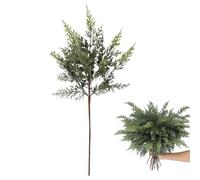 Générique Christmas Greenery | Realistic Christmas Greenery Picks Pine Rami | Artificial Pine Table Centerpieces for Wreath Garland Fireplace Tree Bedroom Living Room Indoor Garden
