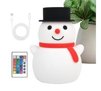 Générique Christmas Night Lights - Touch Sensor LED Lights Room Decor | Dimmable Desk Lamp Ricaricabile | Silicone Christmas Night Light | Bedside Light Christmas Decorations