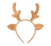 Générique Christmas Reindeer Antlers Headband - Cute Realistic Deer Antlers Headband, Christmas Antler Headband | Cosplay Deer Costume, Animal Ears Headband, Boppers Hats - for Annual Holiday, Foto