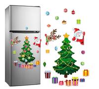 Générique Christmas Tree Set - 32 ornamenti 3.2 FT Tall Wall | Appeso con 20 LED String Lights for Kids Home Door Wall Decoration (Angel)