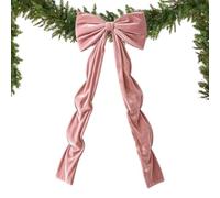 Générique Christmas Tree Topper Bow, 6FT Seasonal Decor with Long Streamers | Christmas Tree Giant Bow Topper, For Wedding Arch Party Wall Entrance Windowsill Stair Handrail Door