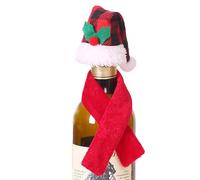 Générique Christmas Wine Bottle Cover, Holiday Wine Bottle Sleeve, Wine Hat, Festive Wine Decoration, Wine Bottle Decoration, Seasonal Wine Bottle Cover, Cute Wine Bottle Sleeve, a, Se référer au