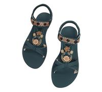 Générique Ciabatte Donna Piscinea Spiaggia - Claquette Da Passeggiata Confortevole Sandali Piattaforma Estate All'aperto Relax Scarpe Ortopediche Retro Romanzo Ciabatte Piattaforma, verde, 40 EU