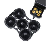 Générique Ciambella Molds Baking, Air Fryer Pans, Silicone Mold with Reusable Design, Bagel Maker Baking Pan for Cupcake, Dessert, Brownies, Cookie, Cake, Pastry, 8,27 X 6,3 X 2,36 Inches