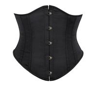 Générique Cintura Affinante Donna Corta Stile Corsetto Design Elegante per Abiti Casual Festival E Quotidiano Modellazione Efficace Guaina Pancia Piatto, Le Noir, S