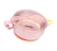 Générique Ciotole isolate per cartoni animati - di alimentazione riempita d'acqua da 400 ml con manico e base di aspirazione | Stoviglie per cutie portatili ciotole durevoli per la casa, Com