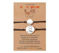 Générique Classico bracciale al quarzo bracciale gioielli con perle e lettere, ideale come regalo di compleanno per la vostra piccola scelta coppia 4 set gioielli, Taglia unica, Cristallo artificiale