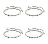 Générique Classico Bracciale Per Perline Classico Braccialetto Braccialetti Per Mens Womens Frasi Rhodonite Anelli, One Size*4, Nankan Wire, Nessuna pietra preziosa