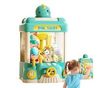 Générique Claw Machine, 7,48 x 7,09 x 12,6 pollici LED Light Candy Vending Grabber - Mini Vending Machine for Kids, Electronic Game, Prize Dispenser Toys for Age 3+ Kids