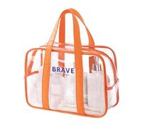 Générique Clear Duffle Bag Large, Transparent Beach Tote, PVC See-Through Organizer, Reinforced Zipper Closure, Multi-Purpose Laundry & Sports Bag, Eventi & Travel, 11.81X5.51X9.25in, Attributo