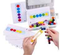 Générique Clip Bead Game - Giocattolo Cognitivo di Colore in Legno, Fine Motor Activity | Istruzione Prescolare Educativo alla Formazione per Toddlerr Classrooms Nurseries Kind