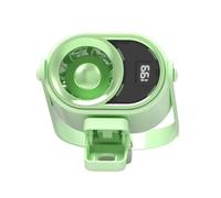 Générique Clip On Fan,4 Speeds Silent Personal Air Cooler - Easy Carrying Small Clip Fan With Light and Lanyard | All-Day Cooling For Home Bedroom Stroller Cart Camping Hiking Fishing Beach Trip