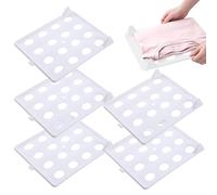 Générique Closet Dividers - Stackable Bedroom Storage Board | Stackable Closet Organizer for Laundry, Wardrobe, Basement, Garage, RV, Home, Apartment, Dorm or Packing