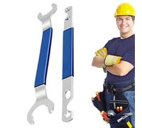 Générique Clutch Fan Removal Tool Set, 2 x Clutch Nut Wrench Holder, Heavy-Duty Steel Costrution, compatibile con Water Pump Pulley Bolts, per la rimozione e l'installazione di Clutches on Vehicles