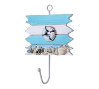 Générique Coastal Hooks For Wall - Coastal Decor Wall Hooks - Sea Key Holder for Wall Decorative - Beach Themed Decorative Wall Hooks - Cast Iron Wall Mount Coat Hooks for Coat Towel Clothes