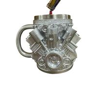 Générique Coffee Travel , Engine-Shaped Design Cup, 5,91 x 5,12 in acciaio Drinking Container, ideale per caffè, tè, acqua, cioccolato, whisky e cocktail on the Go