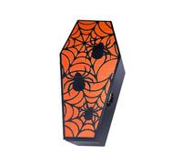 Générique Coffin Treat Boxes, Food Containers, Halloween Party Decorative with 9.06x4.33 Inches Coffin Shaped Box for Popcorn, Cake, Jewelry, Tè, Shelf, Mantel, Tavolo, Classroom, Carnival, Office