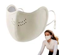 Générique Cold Weather Face Cover - Breathable Wind Resistant With Lining Design, Heat Retention, Half For Adults For Outdoor Skiing Cycling Running Activities, Stretch Fabric Grey Color