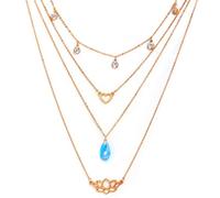 Générique Collana multistrato da donna con ciondolo turchese durevole e utile estetica e pratica