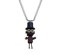 Générique Collana Punk Robot - Gioiello in legno per il collo, collana di fascino alla moda, per donne, compleanno, San Valentino, collezionisti, cosplay, feste musicali, feste a tema quotidiano