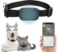 Générique Collare GPS Chat Tracker - Tracker GPS Localizza facilmente il tuo gatto o cane con Bluetooth | senza abbonamento mensile | Compatibile con iOS e Android (nero)