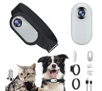 Générique Collare per gatto,Collare GPS Chat,Macchina fotografica di azione corporea, Action Cam Sportiva, Wireless HD 1080P, M ini Fotocamera Corporale Stabile con registrazioni Video
