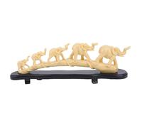 Générique Collezione Elephant Statua, Cute Resin Figurine, 17.71in Small Animal Sculture, Moderns Desk Decor, Modern Art Elephant for Living Room, Bedroom, Decoration