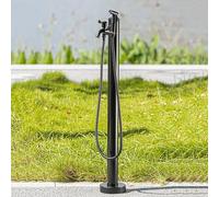 Générique Colonne d'arrosage Verticale en Acier inoxydable avec Robinet et Pistolet d'arrosage - Support de Robinet extérieur antigel pour l'irrigation et l'arrosage de la Cour (95 cm/37,4 po)