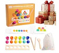 Générique Color Sorting - Cup and Ball Learning Activities | Clip Bead Fine Motor Sorting Set per ragazzi e ragazze età 3+, Home, Nursery, Preschool, Birthday Party, Family Fun, Early Learning