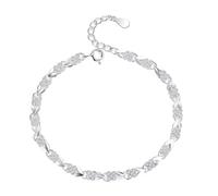 Générique Colori Bracciale Magnetico Bracciale 8 Anelli Geometric Bracciale Lobster Clasp Four Heart Shaped Bracciale Coppia Scelta Con Gioielli, Taglia unica, Rame, Senza Gemme