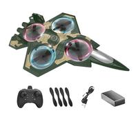 Générique Compact RC Airplane, Remote Control, 2.4GHz Fighter Plane, Stunt Roll Capable, Lightweight Crash-Resistant Build for Outdoor, Flying, Games in Park, Yard, Playground