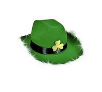 Générique Compatibile con Moto Taglia S Irish for Women Irish 4 St. Hat Wide Brim Hats Green Hat Containing Lights That Can Light Camino, verde, Taglia unica