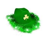 Générique Compatibile con Moto Taglia S Irish for Women Irish 4 St. Hat Wide Brim Hats Green Hat Containing Lights That Can Light Camino, b, Taglia unica