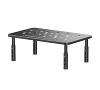 Générique Computer Monitor Stand - Computer Booster Stand | Monitor Stand, Tabletop Computers Stand, Adjustable Anti-Slid Laptop Monitor Riser Rack, Regolabile Height Metal Laptop Monitor Riser