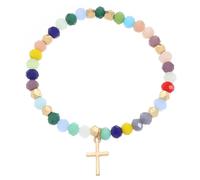 Générique Con gli uomini innamorati Mamma Bracciale Gioielli Tre Uomini Dainty Colorful Beads Bracciale Per Donne Rosa Bracciale Coppia Anelli, Taglia unica, Plastica, Nessuna pietra preziosa