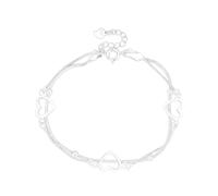Générique Con Set Frasi Scelta Gioielli Must Have Jewelry Temperament Mano Gioielli Colori Bracciale Naturale Per Nero Classico Bracciale, Taglia unica, Metallo, Nessuna pietra preziosa
