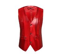 Générique Confezione Di Tees Uomo Autunno E Inverno Nuovo Shiny Jacket OEM Uomo Giubbotto Bow Tie Tees Di Base Uomini, Vino, L