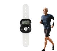 Générique Contatore del | Manuale DIGNAGGIO Digital Hand Tally Counter | Suggerimento Clicker Lap-Reset Portatile | Ideale per Maglieria, Conteggio delle Linee, Coaching, Golf, The des