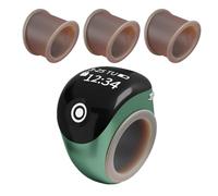 Générique Contatore Dita | Anello Leggero E Accurato Collegato All'Applicazione,Mini Contatore | Per Interni Esterni Quotidiani Golf Matematica Esercizio, Se référer au descriptif, ABS+silicone
