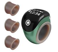 Générique Contatore Ditale,Anello Gadget Collegato Con Applicazione Per Conteggio In Reale,Mini Contatore - Per Conteggio Interni Esterni Camminate Golf Matematica Aula, Se référer au