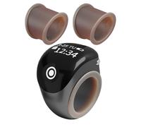 Générique Contatore per dita a cricchetto, anello leggero e preciso, collegato all'applicazione, anello di conteggio manuale, per interni esterni, giornalieri, golf, matematica sercizio, Se