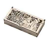 Générique Contenitore per banconote di Natale - Portamonete stagionale con incisione, scatola per monete incisa per Natale | per vacanze matrimonio festa raduno casa laurea ufficio